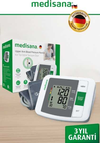 medisana Mtm 48670 Alman Tasarım Kol Tipi Dijital Tansiyon Aleti - 3 Yıl Garantili 4015588486708