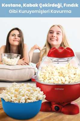 GoldMaster Patpat Geniş Hazneli Yağlı Yağsız Mısır Patlatma Pop Corn Makinesi GM-423B